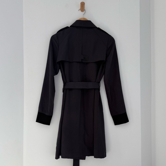 Vintage Celine blue & black classic trench coat with a twist - size 40 (Medium) - Picture 9 of 12